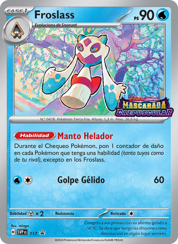 Froslass 117 — SVP Black Star Promos (Spanish Pokémon TCG card)