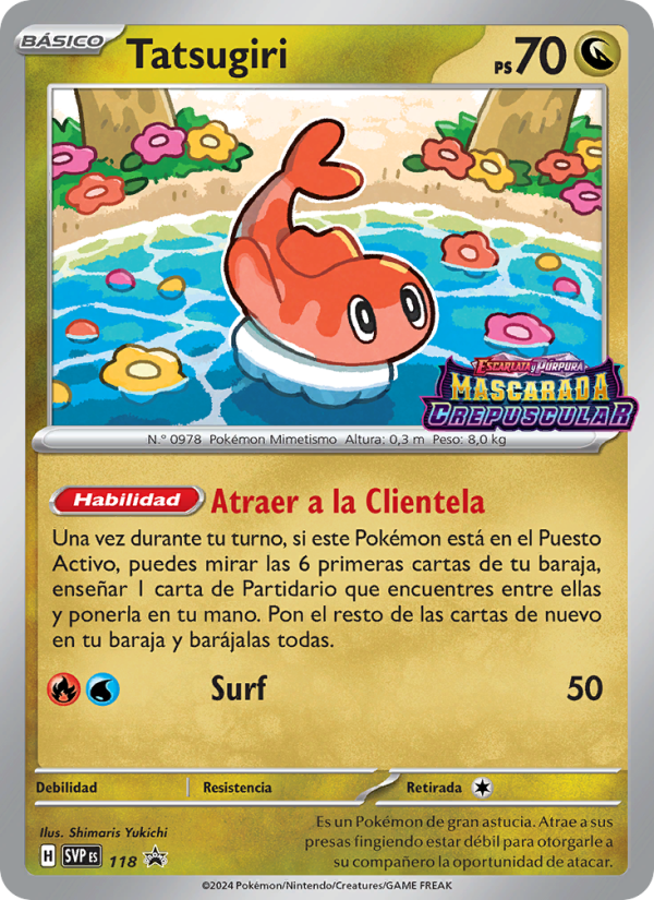 Tatsugiri 118 — SVP Black Star Promos (Spanish Pokémon TCG card)