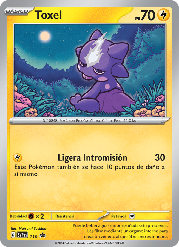 Toxel 119 — SVP Black Star Promos (Spanish Pokémon TCG card)