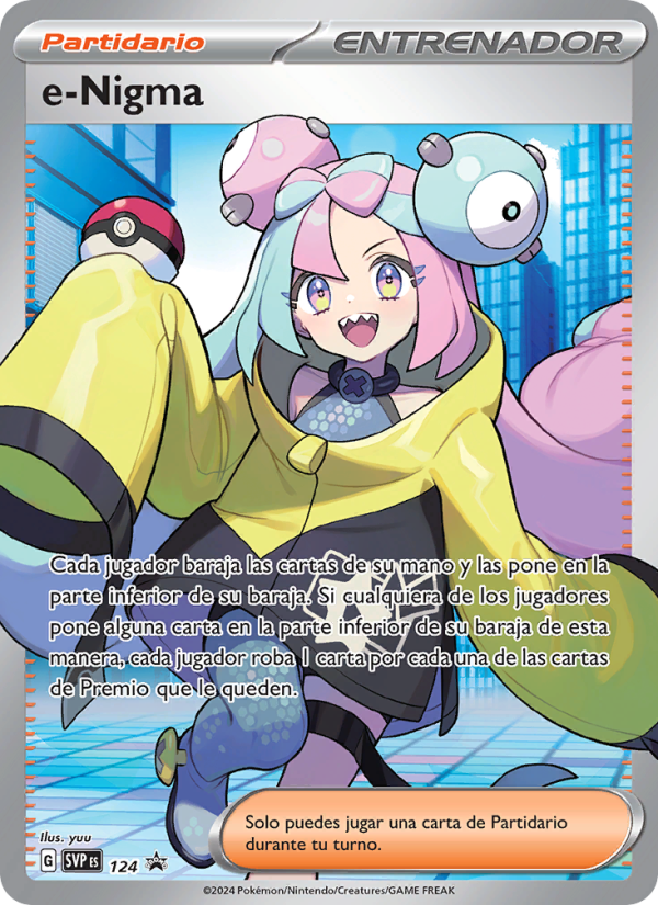 e-Nigma 124 — SVP Black Star Promos (Spanish Pokémon TCG card)