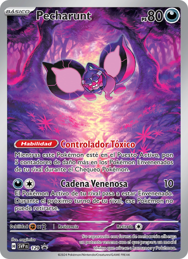 Pecharunt 129 — SVP Black Star Promos (Spanish Pokémon TCG card)
