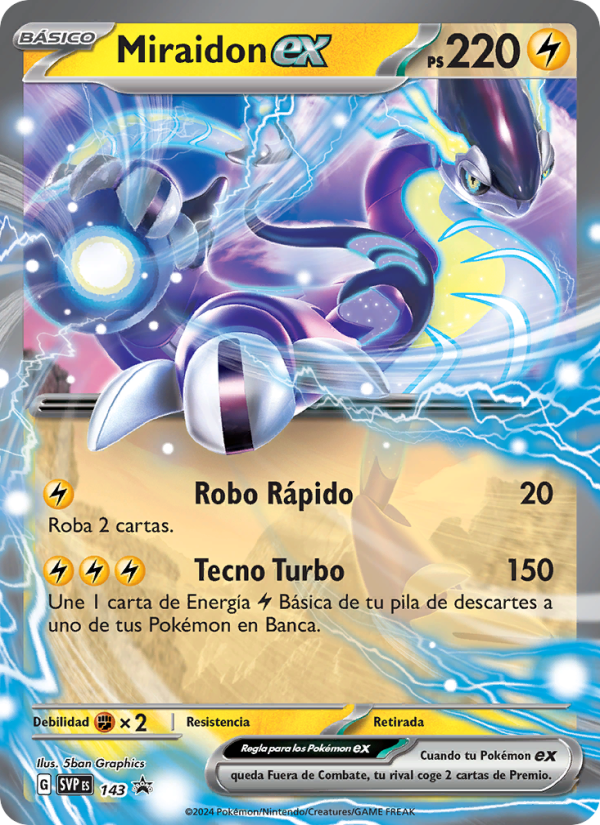 Miraidon ex 143 — SVP Black Star Promos (Spanish Pokémon TCG card)