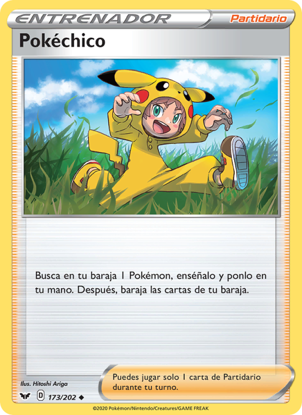 Pokéchica 173 — Espada y Escudo (Spanish Pokémon TCG card)
