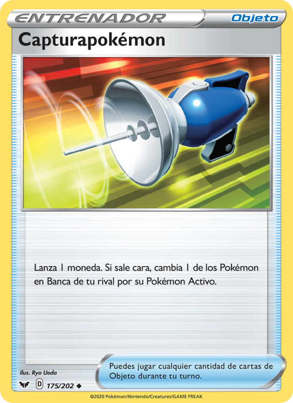 Capturapokémon 175 — Espada y Escudo (Spanish Pokémon TCG card)