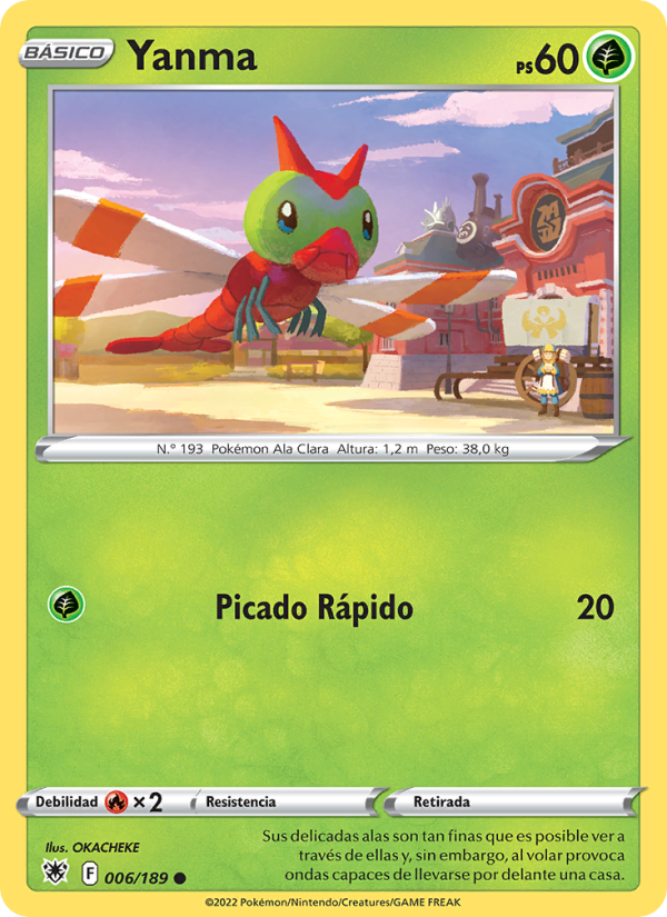 Yanma 006 — Resplandor Astral (Spanish Pokémon TCG card)