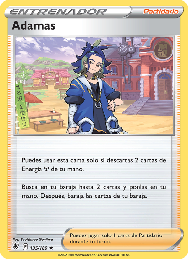 Adamas 135 — Resplandor Astral (Spanish Pokémon TCG card)