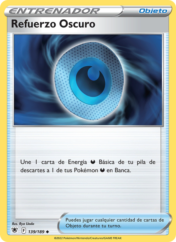 Refuerzo Oscuro 139 — Resplandor Astral (Spanish Pokémon TCG card)