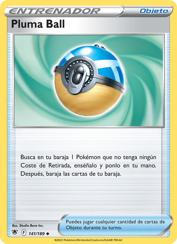 Pluma Ball 141 — Resplandor Astral (Spanish Pokémon TCG card)