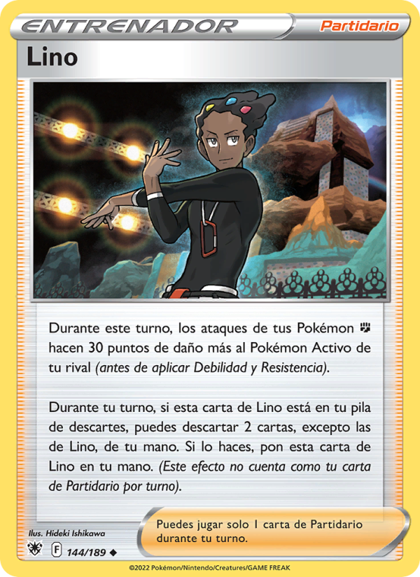 Lino 144 — Resplandor Astral (Spanish Pokémon TCG card)