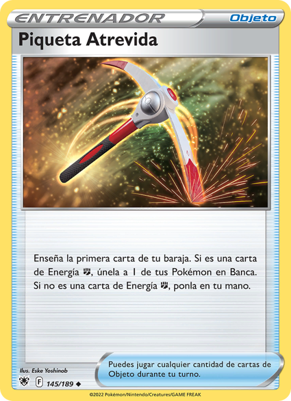 Piqueta Atrevida 145 — Resplandor Astral (Spanish Pokémon TCG card)