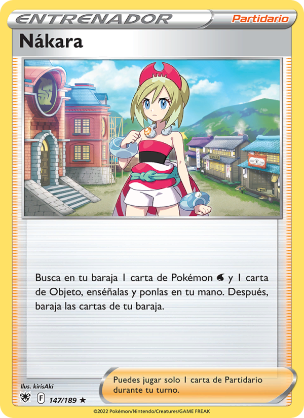 Nákara 147 — Resplandor Astral (Spanish Pokémon TCG card)