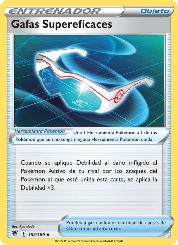 Gafas Supereficaces 152 — Resplandor Astral (Spanish Pokémon TCG card)