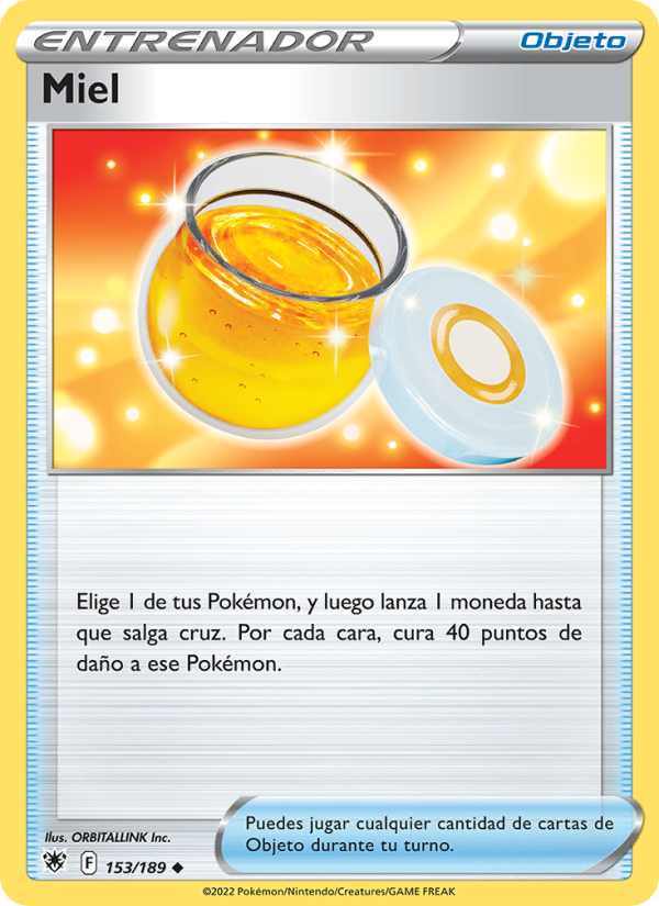 Miel 153 — Resplandor Astral (Spanish Pokémon TCG card)