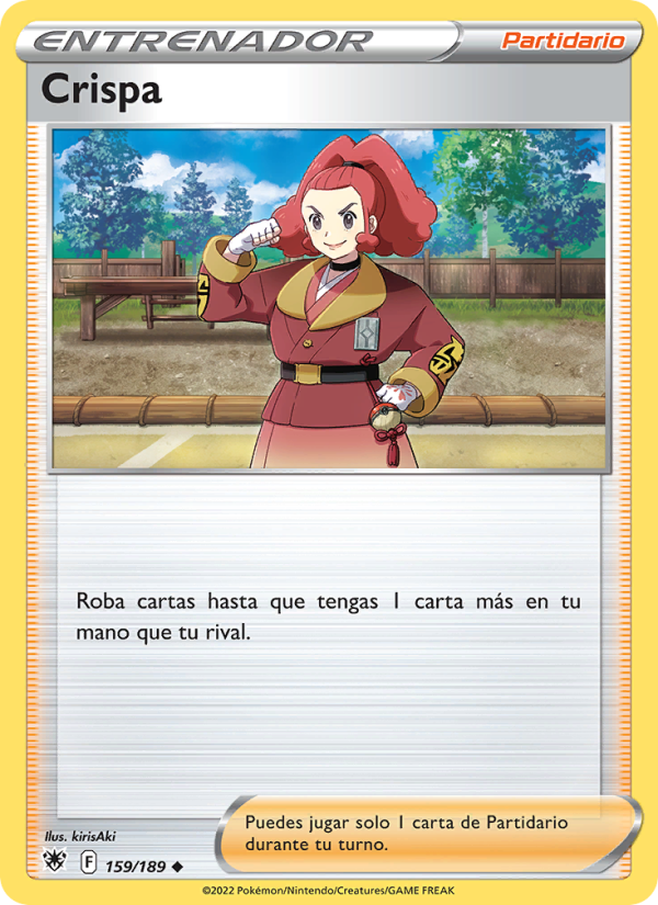 Crispa 159 — Resplandor Astral (Spanish Pokémon TCG card)