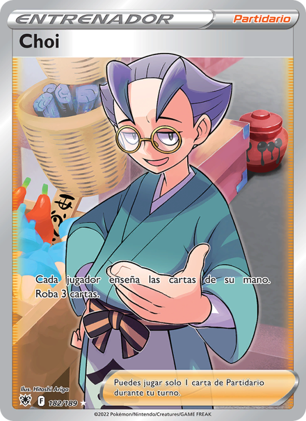 Choi 182 — Resplandor Astral (Spanish Pokémon TCG card)