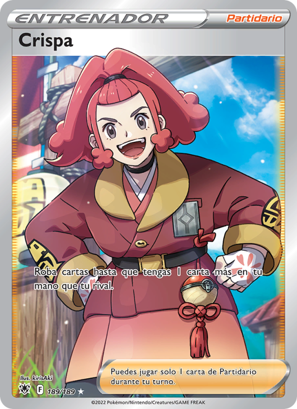 Crispa 189 — Resplandor Astral (Spanish Pokémon TCG card)