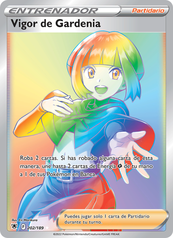 Vigor de Gardenia 202 — Resplandor Astral (Spanish Pokémon TCG card)