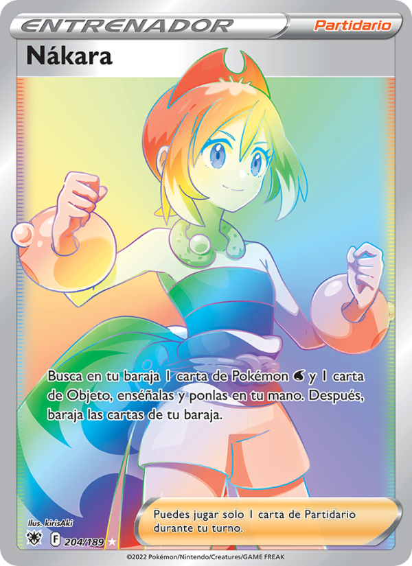 Nákara 204 — Resplandor Astral (Spanish Pokémon TCG card)