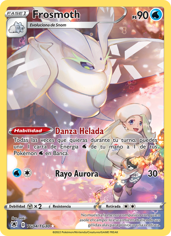Frosmoth TG04 — Resplandor Astral (Spanish Pokémon TCG card)