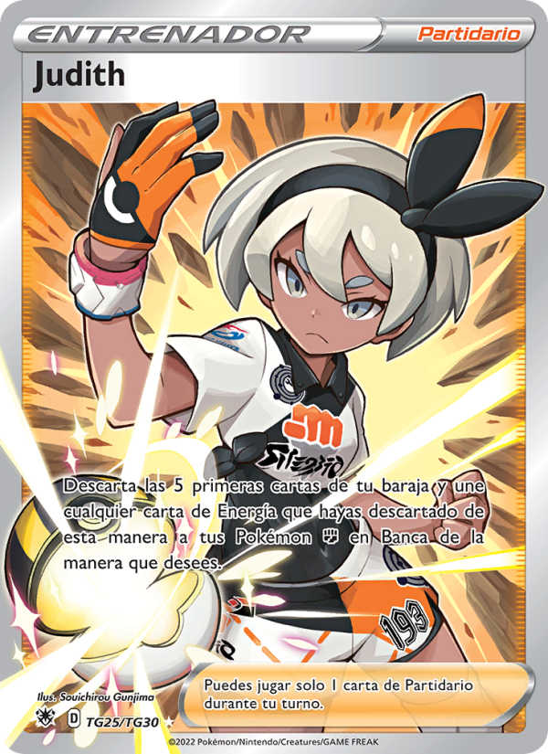 Judith TG25 — Resplandor Astral (Spanish Pokémon TCG card)