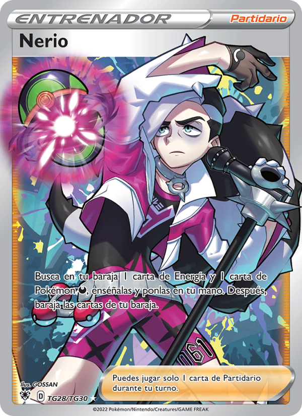 Nerio TG28 — Resplandor Astral (Spanish Pokémon TCG card)