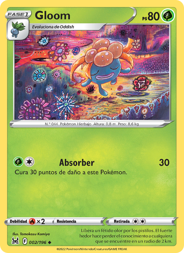 Gloom 002 — Origen Perdido (Spanish Pokémon TCG card)