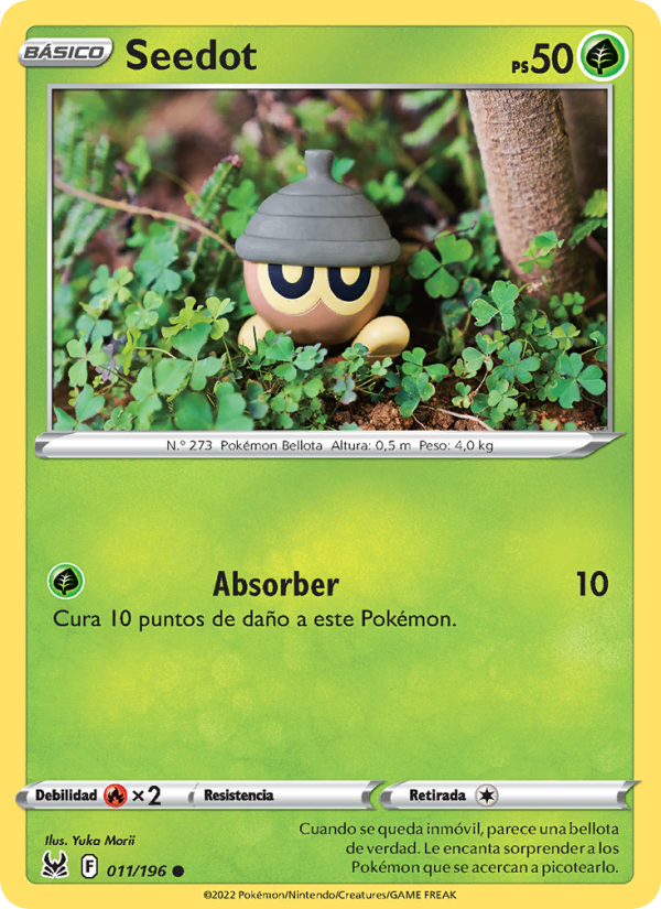 Seedot 011 — Origen Perdido (Spanish Pokémon TCG card)