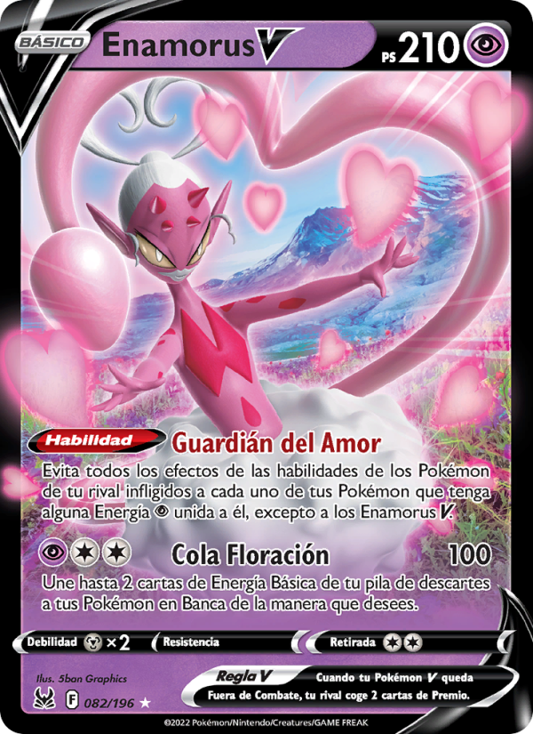 Enamorus V 082 — Origen Perdido (Spanish Pokémon TCG card)
