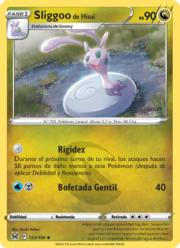Sliggoo de Hisui 133 — Origen Perdido (Spanish Pokémon TCG card)