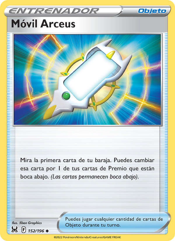 Móvil Arceus 152 — Origen Perdido (Spanish Pokémon TCG card)