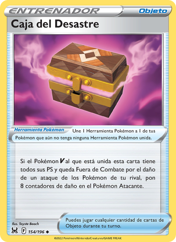 Caja del Desastre 154 — Origen Perdido (Spanish Pokémon TCG card)