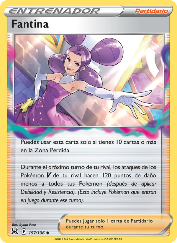 Fantina 157 — Origen Perdido (Spanish Pokémon TCG card)
