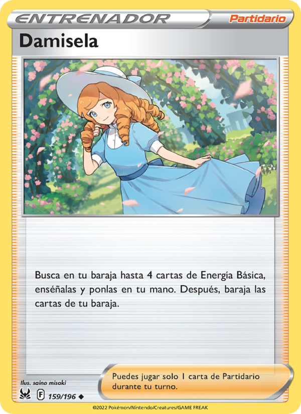 Damisela 159 — Origen Perdido (Spanish Pokémon TCG card)