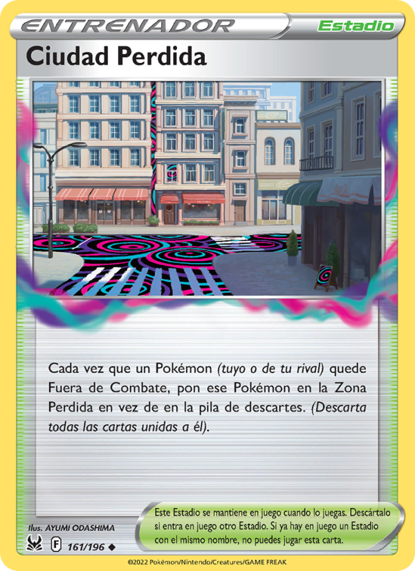 Ciudad Perdida 161 — Origen Perdido (Spanish Pokémon TCG card)