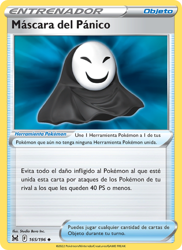 Máscara del Pánico 165 — Origen Perdido (Spanish Pokémon TCG card)