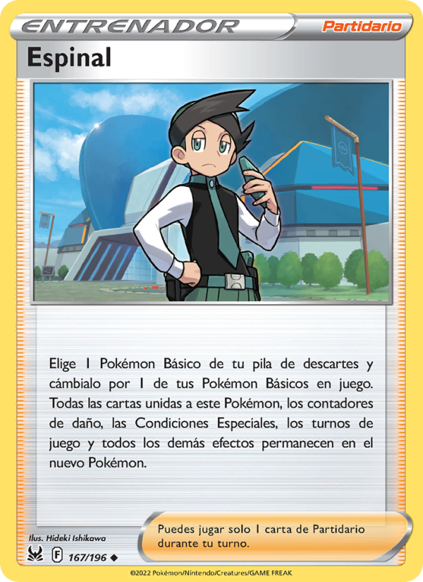 Espinal 167 — Origen Perdido (Spanish Pokémon TCG card)