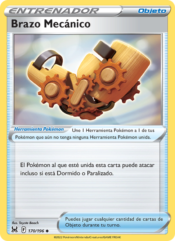Brazo Mecánico 170 — Origen Perdido (Spanish Pokémon TCG card)