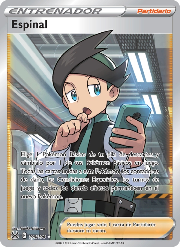Espinal 195 — Origen Perdido (Spanish Pokémon TCG card)