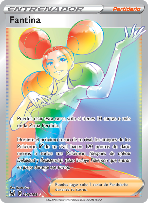 Fantina 206 — Origen Perdido (Spanish Pokémon TCG card)