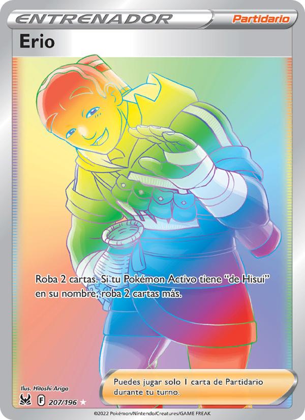 Erio 207 — Origen Perdido (Spanish Pokémon TCG card)