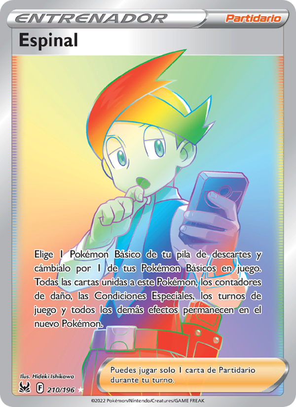 Espinal 210 — Origen Perdido (Spanish Pokémon TCG card)