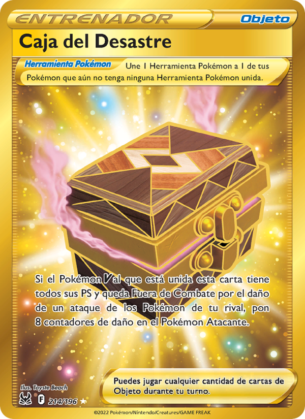 Caja del Desastre 214 — Origen Perdido (Spanish Pokémon TCG card)