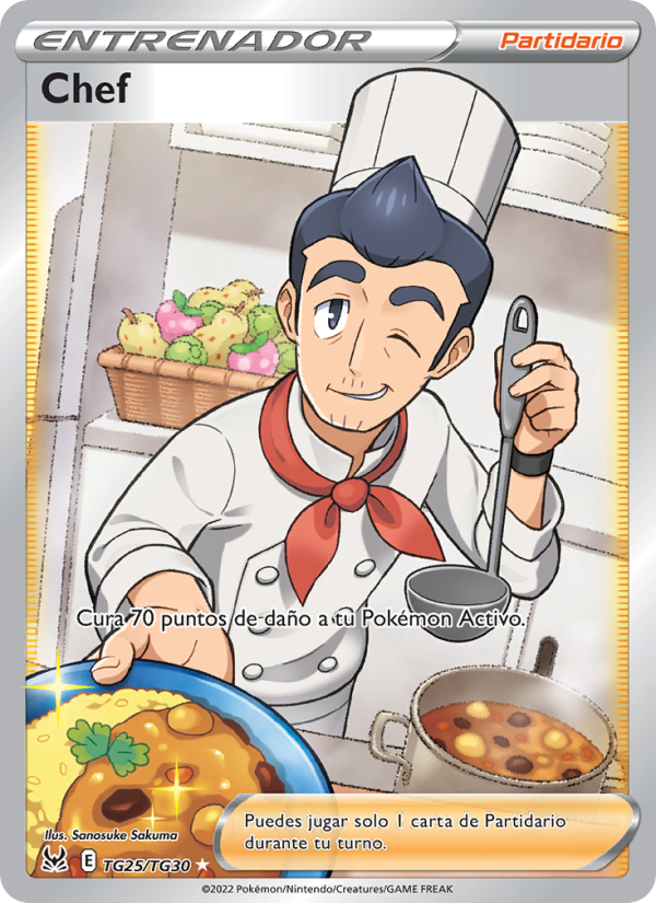 Chef TG25 — Origen Perdido (Spanish Pokémon TCG card)