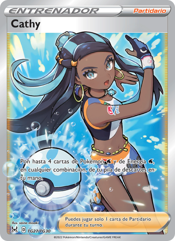 Cathy TG27 — Origen Perdido (Spanish Pokémon TCG card)