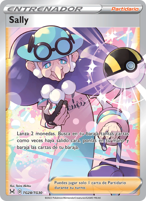 Sally TG28 — Origen Perdido (Spanish Pokémon TCG card)
