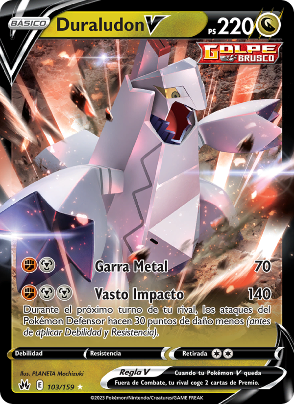 Duraludon V 103 — Cenit Supremo (Spanish Pokémon TCG card)