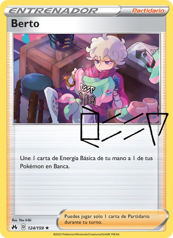 Berto 124 — Cenit Supremo (Spanish Pokémon TCG card)
