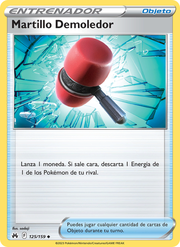 Martillo Demoledor 125 — Cenit Supremo (Spanish Pokémon TCG card)