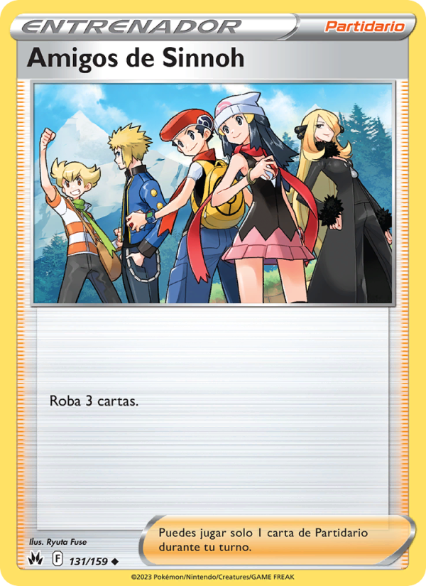 Amigos de Sinnoh 131 — Cenit Supremo (Spanish Pokémon TCG card)