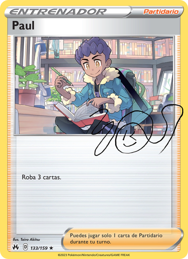 Paul 133 — Cenit Supremo (Spanish Pokémon TCG card)